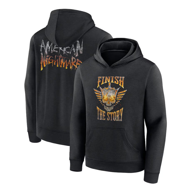 Cody Rhodes WWE Hoodie Kid's Black Finish The Story Hoodie