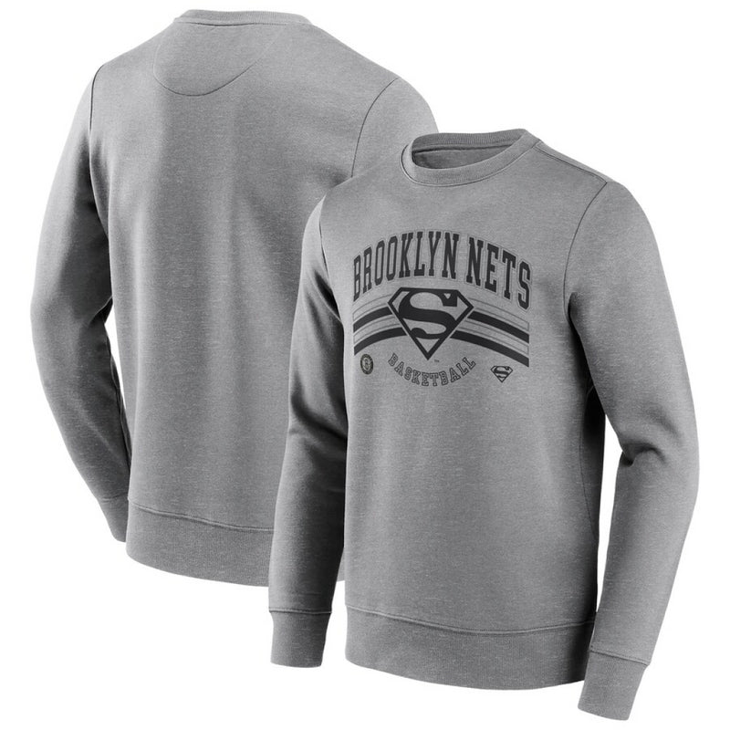Brooklyn Nets Men's Swetashirt NBA DC Superman Graphic Top