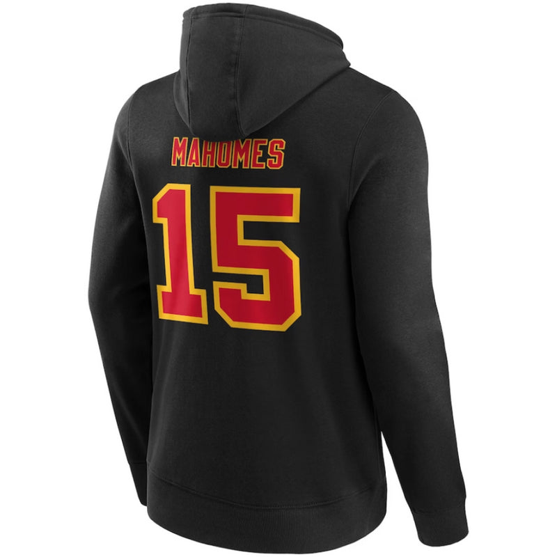 Kansas City Chiefs Hoodie Men's NFL Patrick Mahomes 15 Top