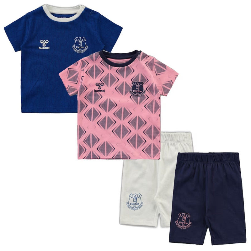 Everton Football Baby Pyjamas Hummel/Fanatics Infant Sleepsuit