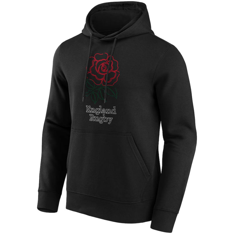England Rugby Men's Hoodie Black React Graphic Hoodie