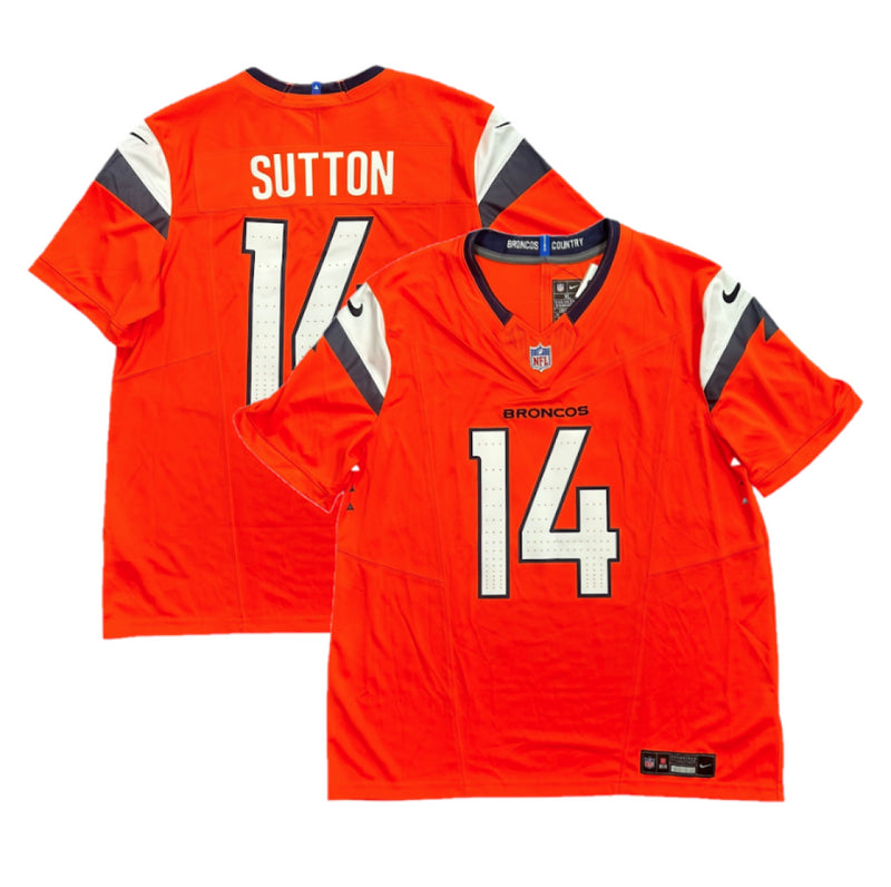 Denver Broncos NFL Jersey Men's Nike F.U.S.E Home Top - Sutton 14