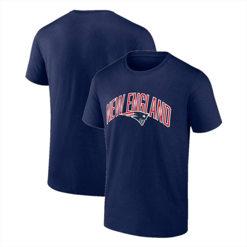 New England Patriots T-Shirt Men's NFL Arch Top