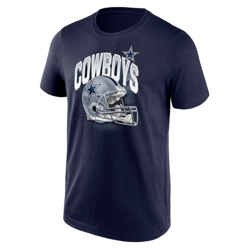 Dallas Cowboys Men's T-Shirt Helmet Logo NFL Top