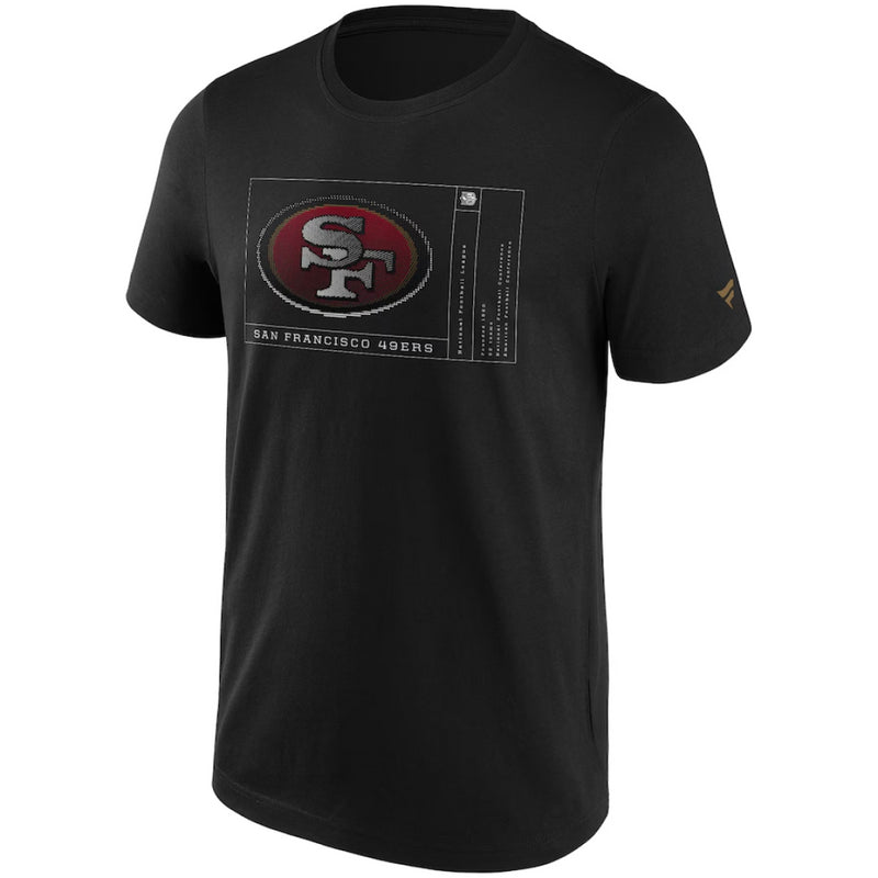 San Francisco 49ers T-Shirt Men's NFL Angle Facade Top