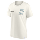Derby County Women's T-Shirt Football Graphic White Top