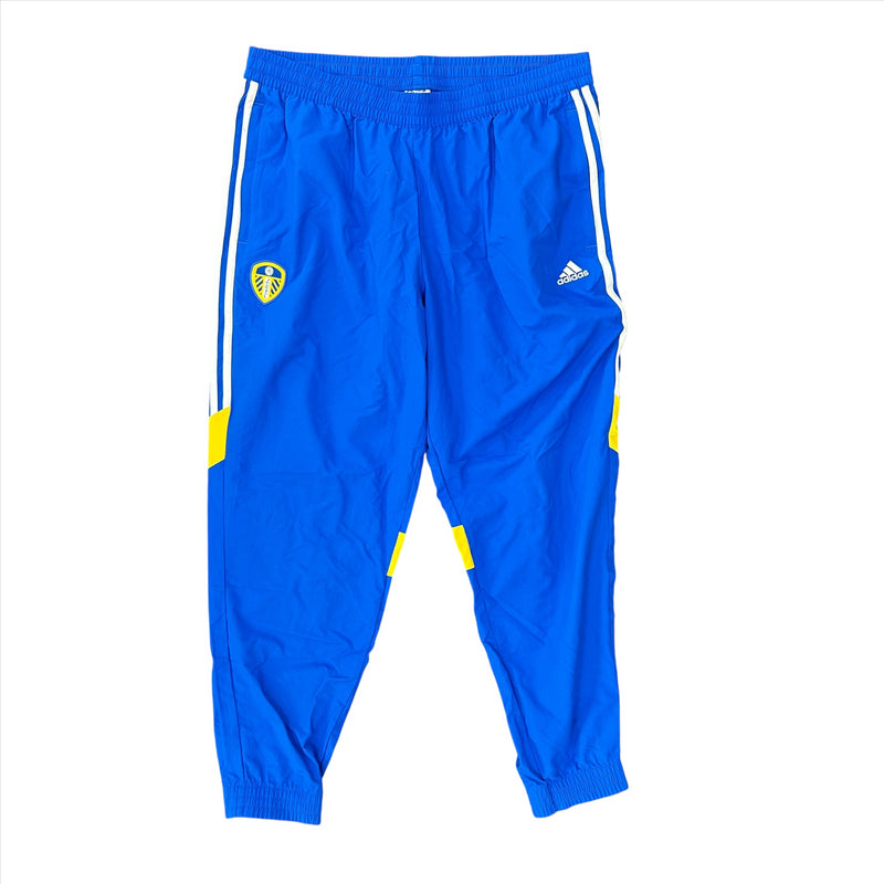 Leeds United Men's Trousers adidas Football Blue Training Pants