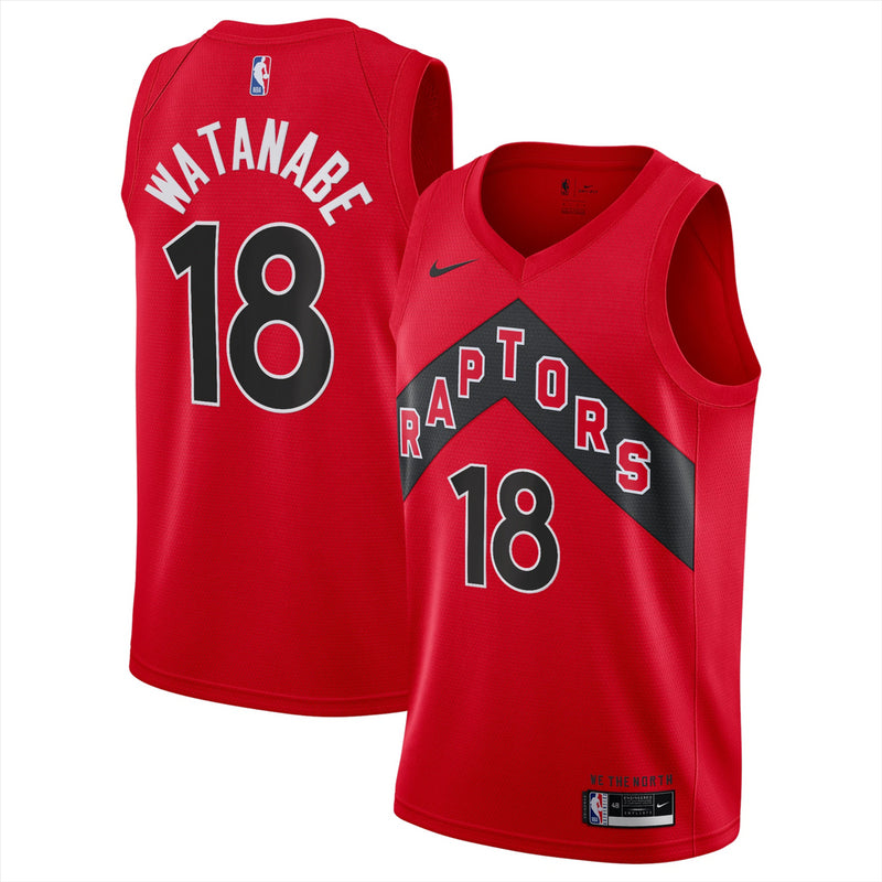 Toronto Raptors Men's Jersey NBA Nike Icon Top - Watanabe