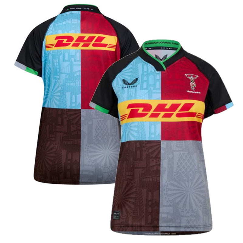 Harlequins Rugby Women's Jersey Castore Pro Home Shirt