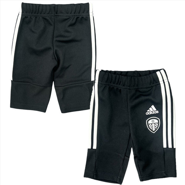 Leeds United Baby Trousers adidas Football Black Pants