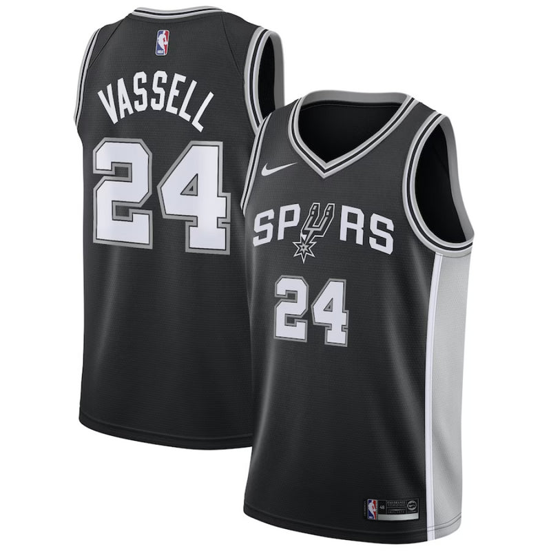 San Antonio Spurs Jersey Kid's NBA Nike Icon Top - Vassell 24