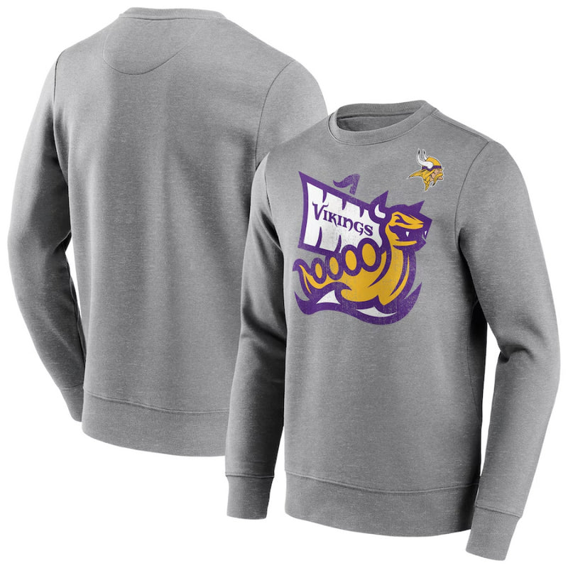 Minnesota Vikings Men's Sweatshirt NFL Hometown Grey Sweatshirt