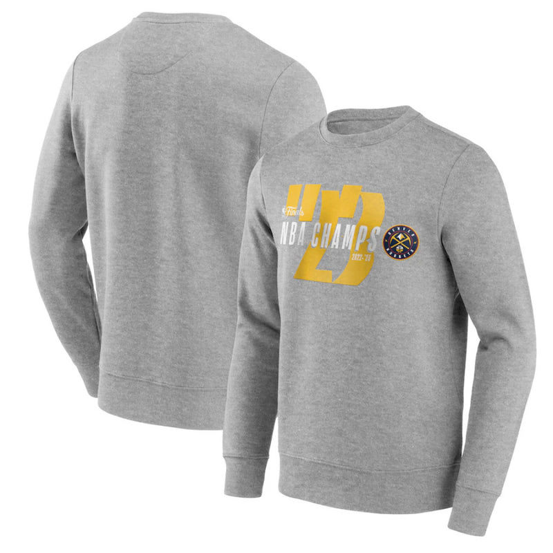 Denver Nuggets Men's Sweatshirt NBA Champions Backboard Top