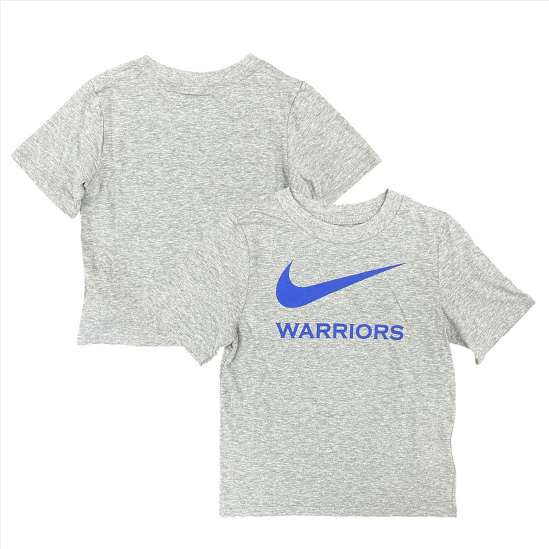 Golden State Warriors T-Shirt Kid's NBA Nike Swoosh Top