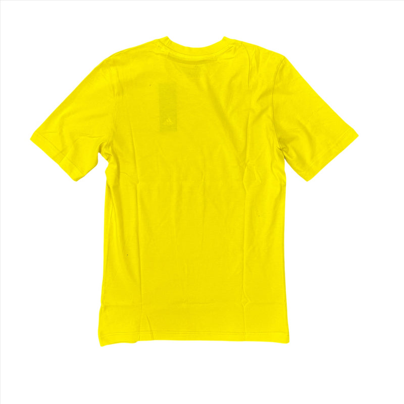 Leeds United Women's T-Shirt adidas Football Yellow Logo Top