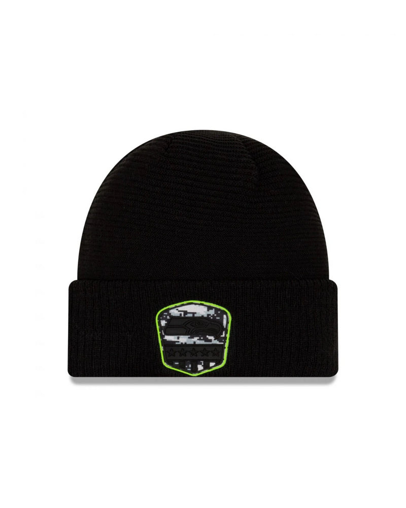 Seattle Seahawks Beanie New Era NFL Saulute To Service Hat