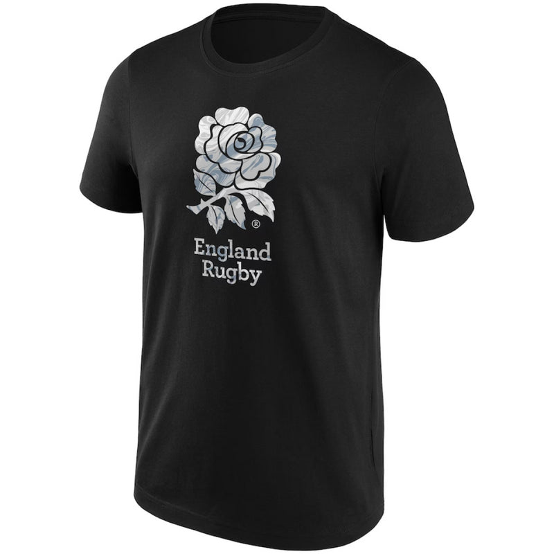 England Rugby Graphic T-Shirt Men's Marble Logo Top