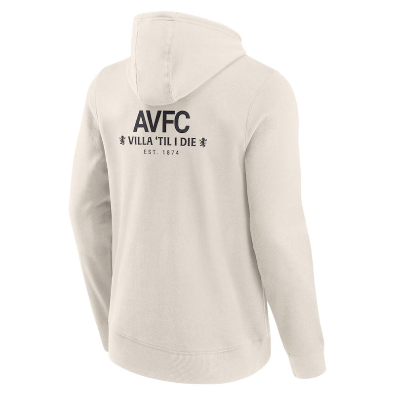 Aston Villa Men's Hoodie Football End Graphics Logo Hoodie