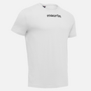 Macron Men's Football T-Shirt MP 151 Training White Logo Top