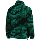 Hibernian Men's Football Fleece Green Camo Teddy Jacket
