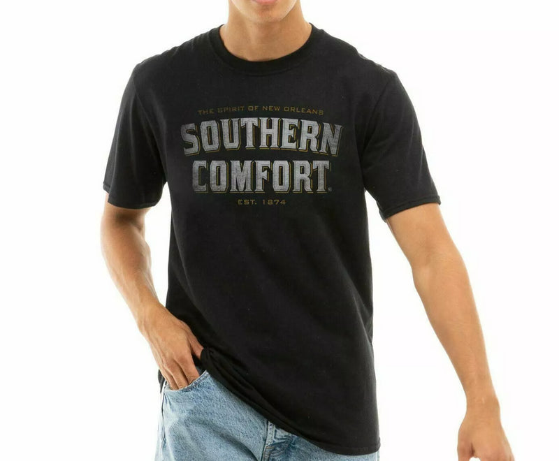 Southern Comfort Men's T-Shirt Soco Logo Black Top