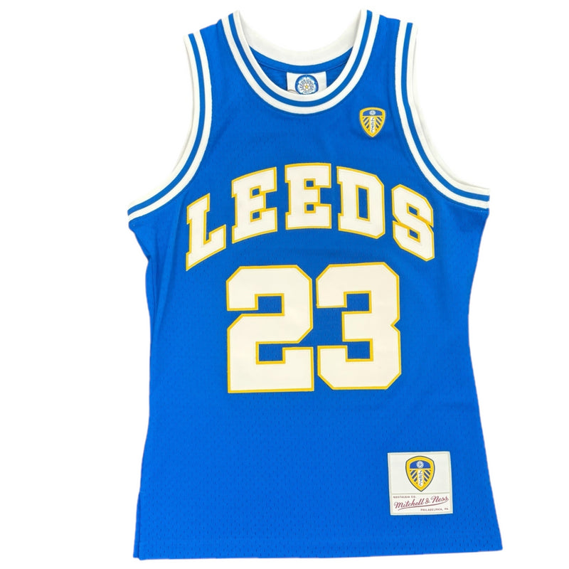 Leeds United Men's Jersey Mitchell & Ness Basketball Top