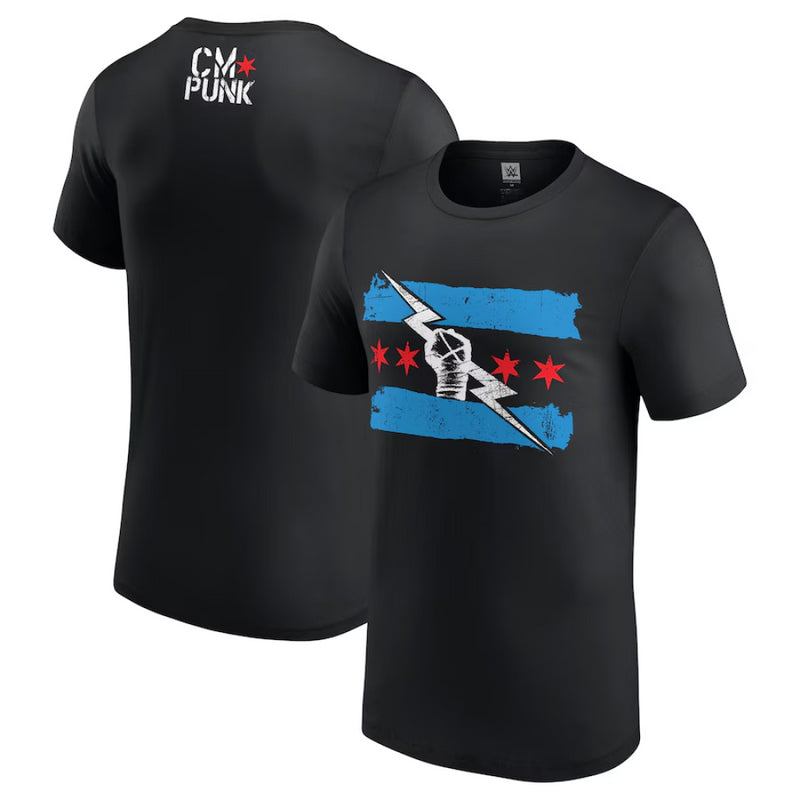 CM Punk WWE T-Shirt Men's Return Of CM Punk Graphic Top
