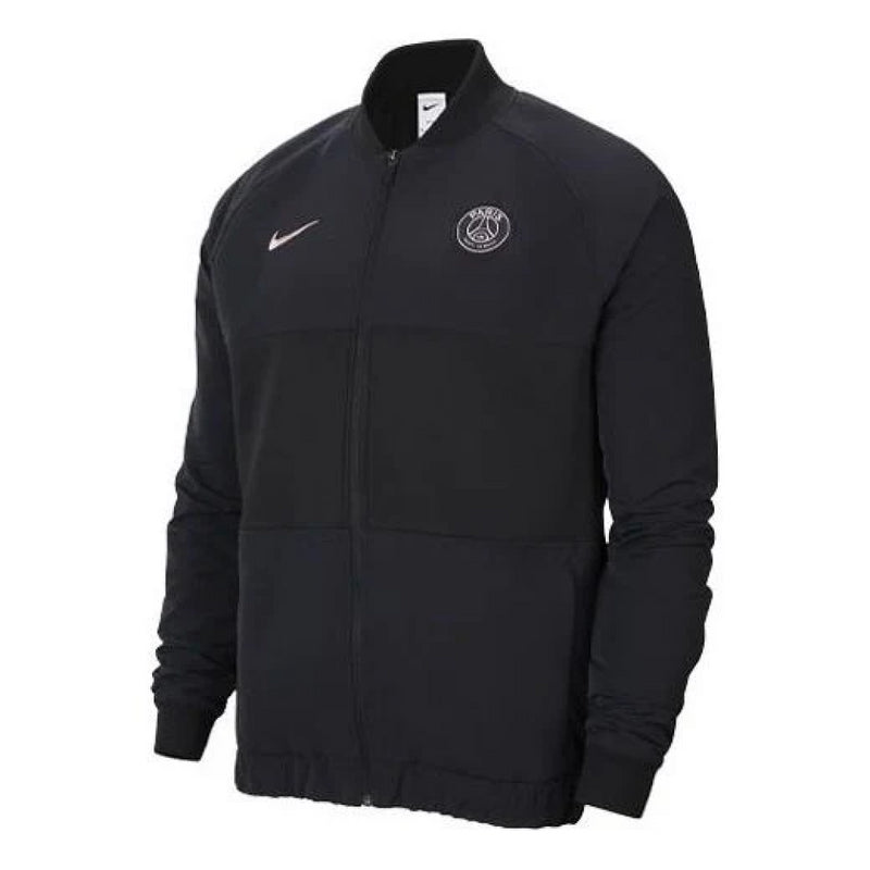 Paris Saint Germain Jacket Men's Nike Football 21/22 Black Jacket