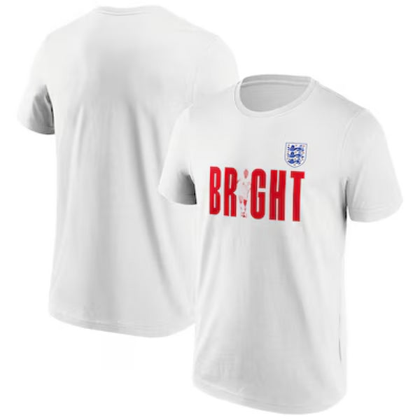 England Men's Graphic T-Shirt Football Bright N&N Top