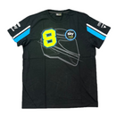 Team Sky T-Shirt VR46 Moto GP Black 8 Racing Top
