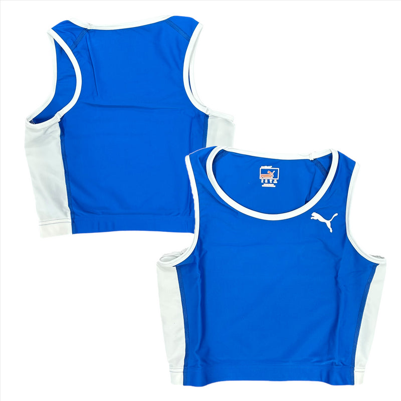 Puma Kid's Crop Top Royal Blue Running Crop Top