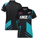 New Zealand Cricket Shirt Women's T20 2022 Black Canterbury Top