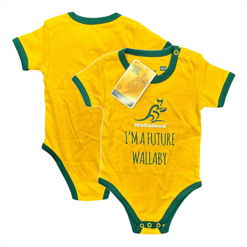 Australia Rugby Wallabies Bodysuit Future Wallaby Babygrow