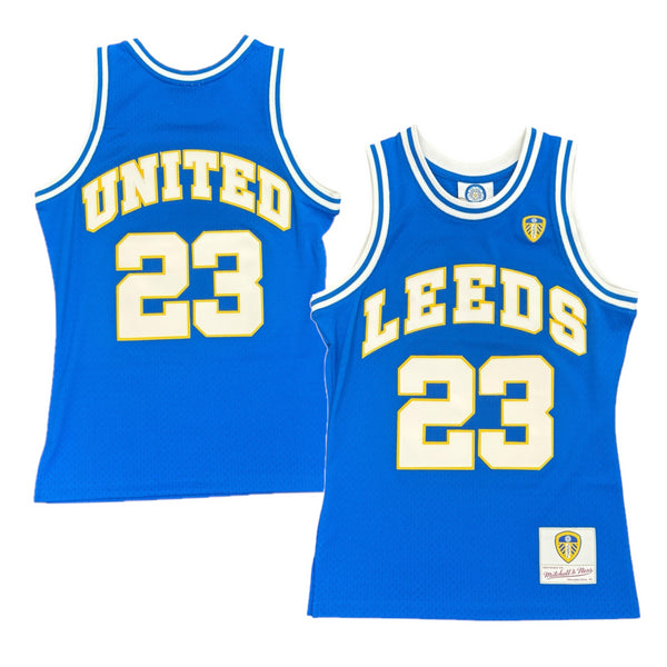 Leeds United Men's Jersey Mitchell & Ness Basketball Top