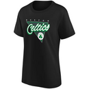 Boston Celtics Women's T-Shirt NBA Black Top