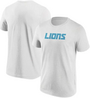 Detroit Lions Men's T-Shirt NFL White Top