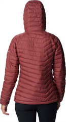 Columbia Women's Hooded Jacket Red Powder Lite Jacket