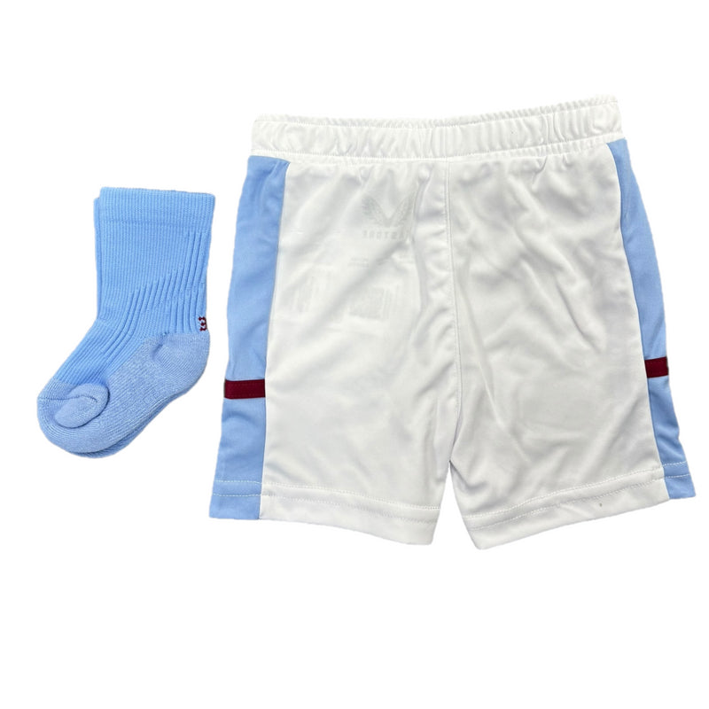 Aston Villa Shorts & Socks Kid's Castore Home Football Socks And Shorts