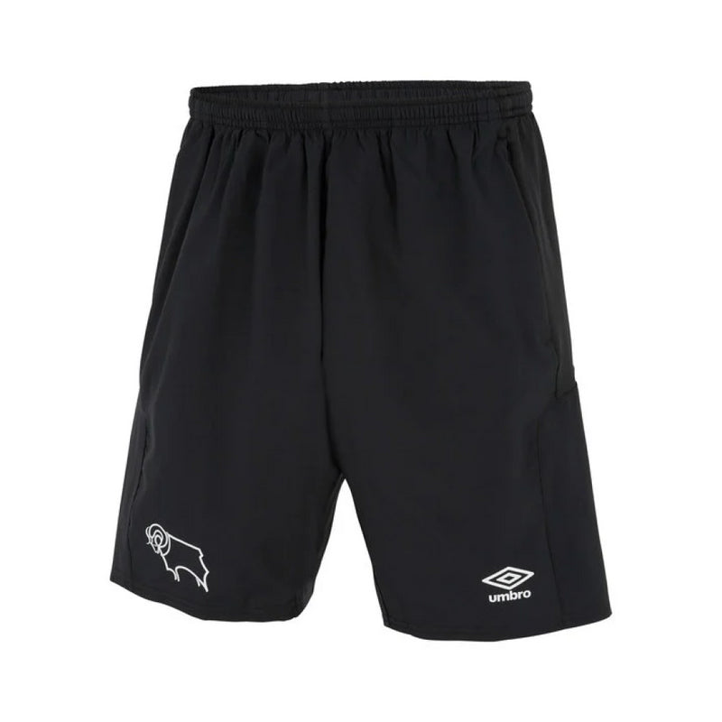 Derby County Football Shorts Men's Umbro Woven Shorts