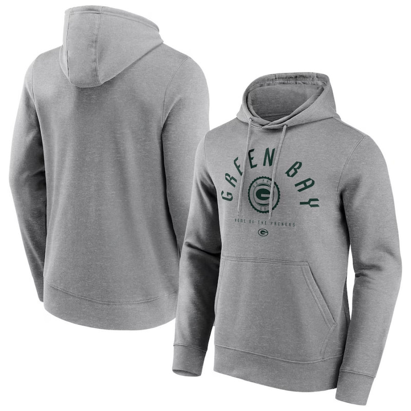 Green Bay Packers Hoodie Men's NFL College Stamp Hoodie