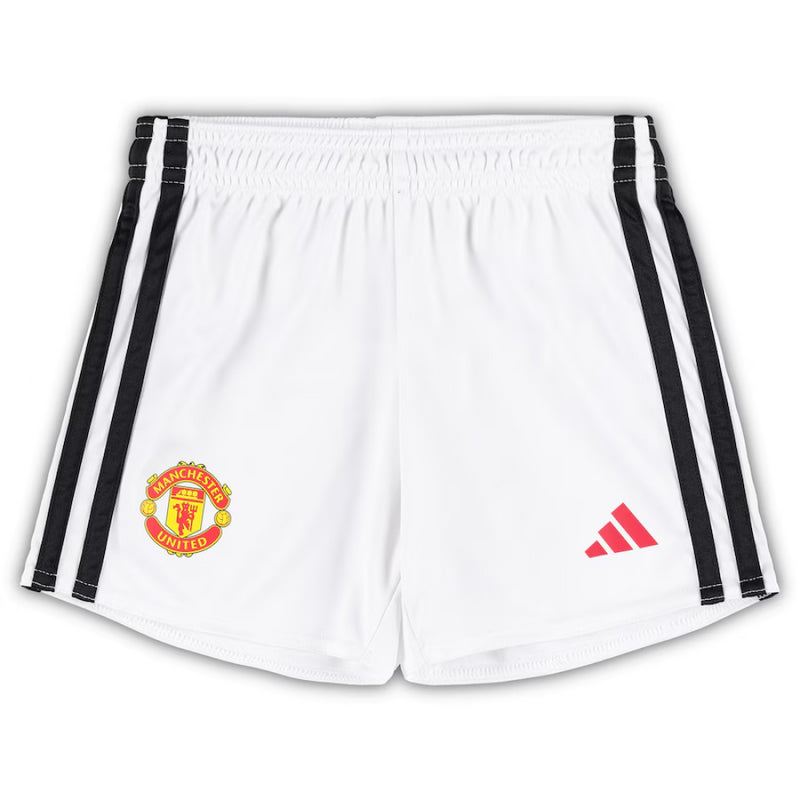 Manchester United Kid's Shorts adidas 23/24 Home Football Shorts & Socks