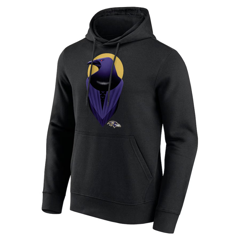 Baltimore Ravens Men's Hoodie NFL Illustration Graphic Hoodie