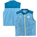 Aston Villa Men's Gilet Castore Blue Players Travel Jacket