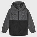 Ellesse Kid's Windrunner Black Half Zip Jacket