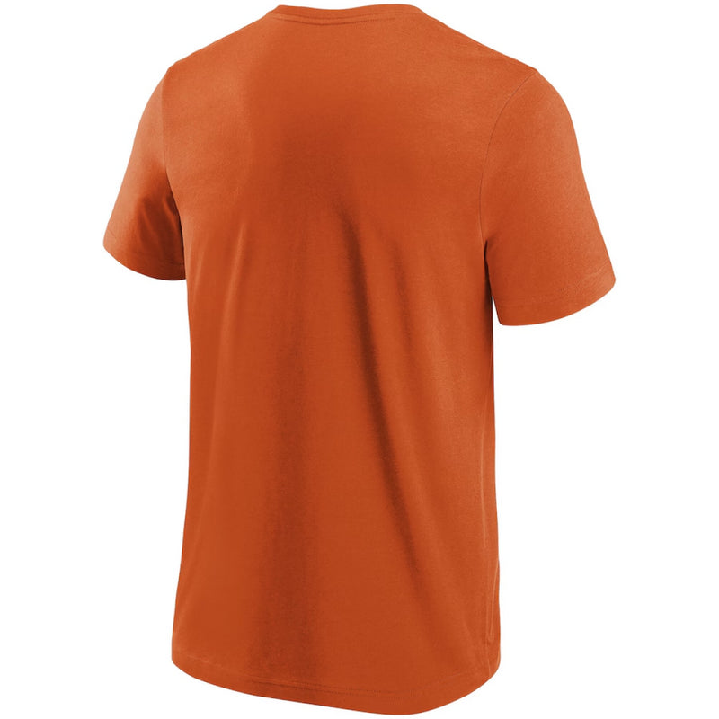 Denver Broncos Men's T-Shirt NFL Primary Colour Logo Orange Top