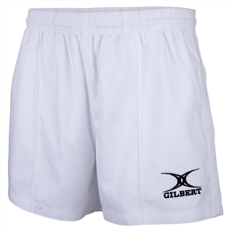 Gilbert Men's Rugby Shorts Kiwi II White Shorts