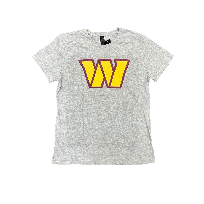 Washington Commanders Women's T-Shirt NFL Grey Logo Top