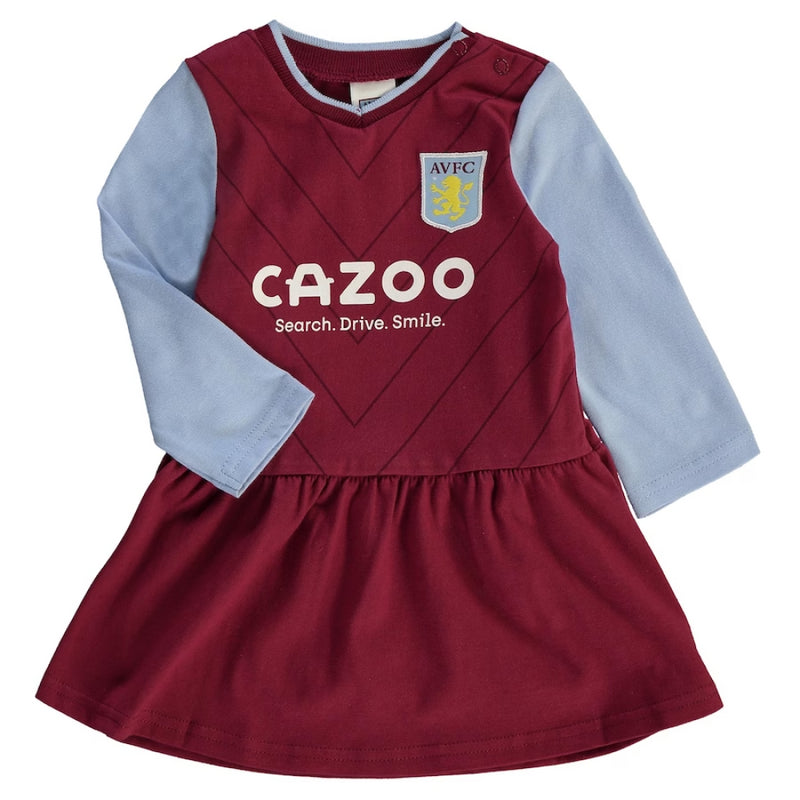 Aston Villa Baby Wear Castore Football Infant Mini Kit And Nightwear