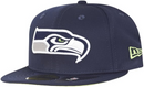 Seattle Seahawks NFL Cap New Era Navy Logo Fitted Hat