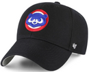 Chicago Cubs Adult Cap 47 Brand MVP MLB Baseball Black Hat